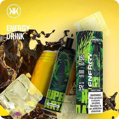 KK Energy Ruok Pod Energy Drink (Nước tăng lực) 5000 hơi Disposable Vape / 12ml / 5% (50mg) / 850mAh - TYPE C / Mesh Coil