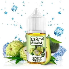 Usalty Limited Ejuice Saltnic 30ml | Soursop Avocado - Mãng Cầu Bơ Lạnh