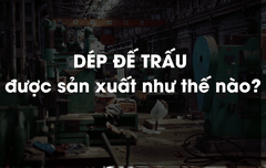 Quy trình sản xuất xanh của dép đế trấu