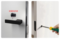 MOD47 - Khóa cửa đi tay vuông( tay cầm 1 phía)