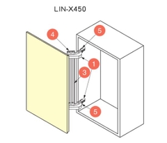 TM57- Bản lề kiểu cửa xe buýt