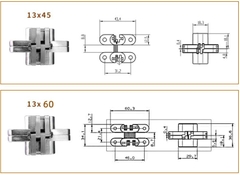 TM20 - Bản lề chữ thập