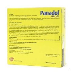 Panadol Viên sủi 500mg