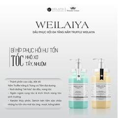 Bộ Dầu Gội Dầu Xả Phục Hồi Đa Tầng Nấm Truffle Weilaiya 450ml + 450ml