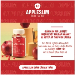 Kẹo Giấm Táo Giảm Cân AppleSlim USA Apple Cider Vinegar Gummies- Hộp 60 Viên