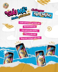Nước Uống Giải Khát Collagen Kakemono 82X Không Đường Vị Vải Thanh Mát