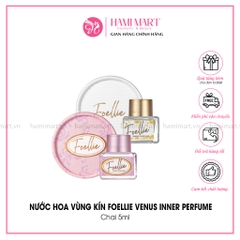 Nước Hoa Vùng Kín Foellie Venus Inner Pefume 5ml (Mẫu Hộp Tròn)