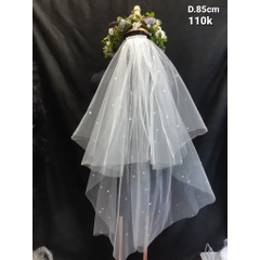 [HCM]Tổng hợp các mẫu voan cài tóc cô dâu trắng chất liệu voan mỹ sẵn lược cài xinh ngắn Giangpkc
