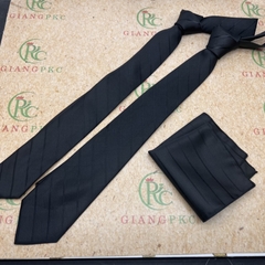 Cà vạt nam đen 6cm - 8cm mẫu đẹp bán chạy thứ 2 năm 2022 Giangpkc