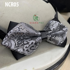 [HCM]Nơ đeo cổ nam màu trắng giangpkc ncr05