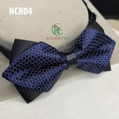 [HCM]Nơ đeo cổ nam màu xanh caro giangpkc ncr04