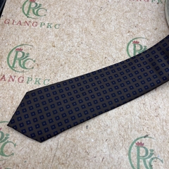 Cà vạt nam màu nâu chấm ô vuông tự thắt 8cm sang trọng mới đẹp nhất 2023 Giangpkc