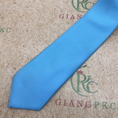 Cà vạt nam màu xanh biển mẫu gân trơn tự thắt 8cm sang trọng mới 2023 Giangpkc