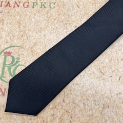 Cà vạt nam mẫu thắt sẵn dây kéo 6cm màu đen gân trơn mới nhất 2023 Giangpkc