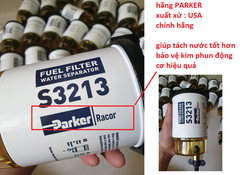 Lọc Xăng Tách Nước Parker Racor 320R10-S3213 chính Hãng Parker USA