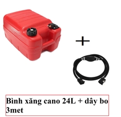 Combo Thùng Xăng Cano 24L + Tặng Dây Bo Bóp Yamaha 3 Mét