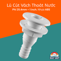 25.4mm Ống Lù Nhựa, Đường Kính 25.4mm ~ 1 inch, Màu Trắng