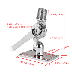 Giá Đỡ Ăng Ten (antenna) Chất Liệu Inox 316, Kích Thước 60x100cm, M16, Mã S30521-1A