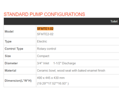 Bồn Cầu Toilet  Bằng Sứ, Điện 12V, 3/4