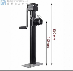 Chân Chống Trailer, Nâng Hạ 412mm-590mm, Tải Trọng 5000Kg, Chân Quay Nâng Hạ