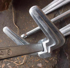 Neo loại C, Nặng 4Kg  mạ kẽm nhúng nóng, neo tàu, neo gấp, neo đúc, neo Hall, phụ kiện phần cứng hàng hải, neo ống lồng