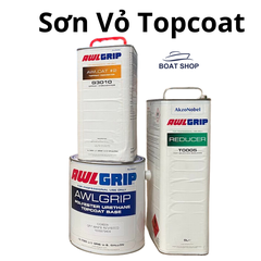 SET COMBO Sơn Vỏ TopCoat Du Thuyền AWLGRIP Màu Trắng OFF WHITE