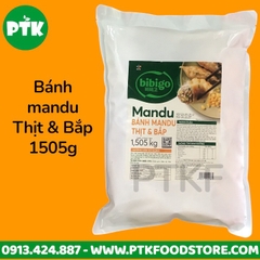 Bánh Mandu Thịt và Bắp CJ Bibigo - Gói 1.505Kg Thùng 9,03Kg