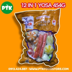 Yosa Viên Cá Thả Lẩu 12 trong 1 -454g