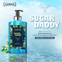 Sữa tắm hương nước hoa kháng khuẩn cho nam Adiva Sugar Daddy 400ml