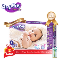 [Tặng 1 bộ muỗng Pur 3 cái] Tã dán Drypro S26