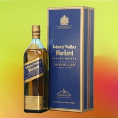 Rượu whisky pha trộn Scotland Johnnie Walker Blue Label cổ thấp