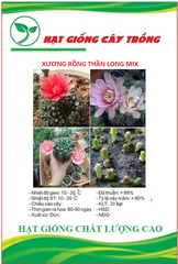 Hạt Giống Hoa Xương Rồng Thân Long Mix Màu