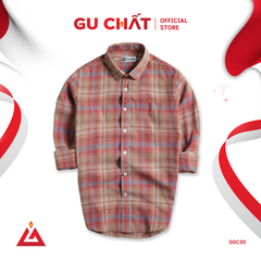 ao-so-mi-caro-tay-dai-phong-cach-gu-chat-sgc30-gu-chat