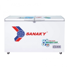 Tủ đông sanaky VH-5699W3, inverter 365 lít, 2 ngăn đông, mát, dàn lạnh đồng