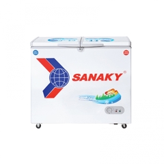 Tủ đông Sanaky VH-2299W1, 165 lít, 1 ngăn đông, 1 ngăn mát, dàn lạnh đồng