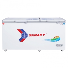 Tủ đông Sanaky VH-6699W1, 485 lít, 2 ngăn đông/mát, dàn lạnh đồng