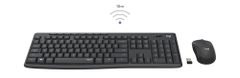 Bộ bàn phím chuột không dây Logitech MK295