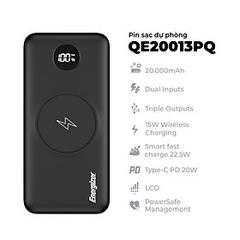 Pin dự phòng Energizer 20000mAh QE20013PQ