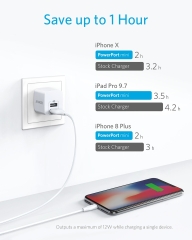 Adapter sạc 2 cổng USB 12W Anker PowerPort Mini A2620