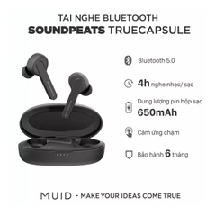 Tai Nghe True Wireless Earbuds SOUNDPEATS TrueCapsule Smart Touch Bluetooth V5.0