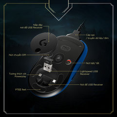 Chuột Không Dây G PRO Phiên Bản LEAGUE OF LEGENDS