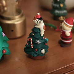 Mèo Noel giáng sinh decor