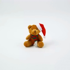 Móc khoá gấu Noel quàng khăn ấm áp Pudo