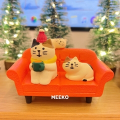 Mèo Noel giáng sinh decor