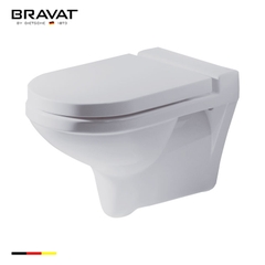 Bồn cầu âm tường cao cấp Bravat C2166W-ENG
