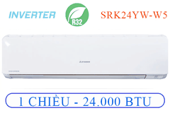 ĐIỀU HÒA TREO TƯỜNG MITSUBISHI HEAVY 1 CHIỀU INVERTER - SRK/SRC24YW-W5 - CÔNG SUẤT 24.000Btu