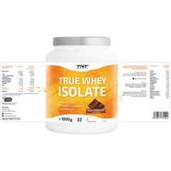 Bột True Whey Isolate vị Chocolate đậm đà TNT Thùng 1000g