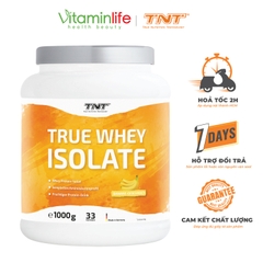 Bột True Whey Isolate vị Chuối TNT Thùng 1000g