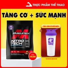 MUSCLETECH NITRO TECH WHEY PROTEIN (10lbs)
