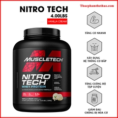 MUSCLETECH NITRO-TECH WHEY PROTEIN (4lbs)